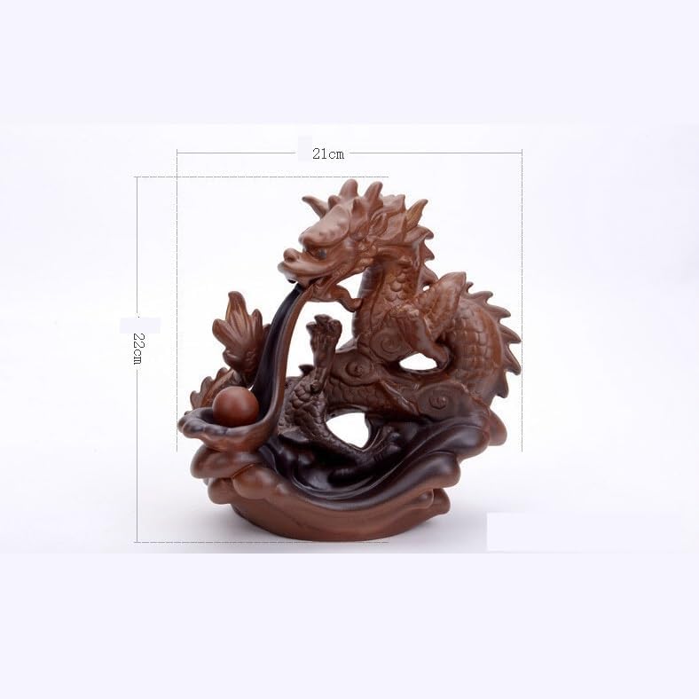Ceramic Backflow Incense Burner – Aromatherapy Waterfall Decor
