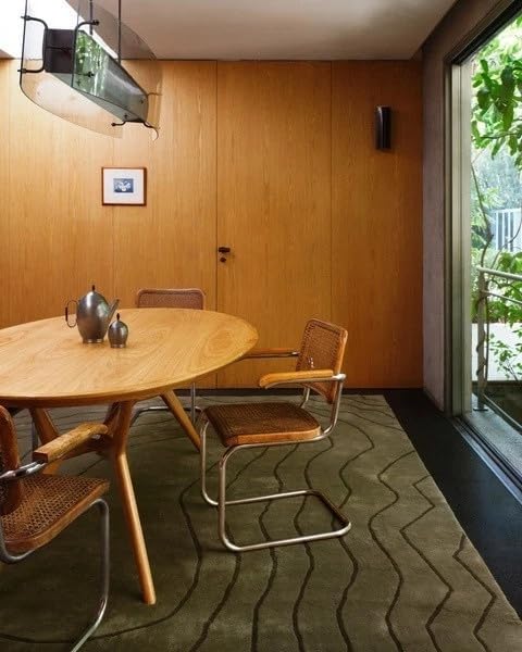 Modern Nordic Abstract Area Rug – Soft Tufted Home Carpet