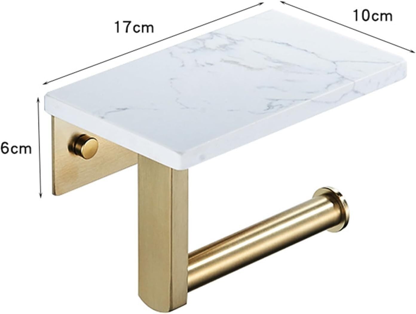 Stainless Steel Wall Mounted Bathroom Shelf – Space Saving Storage Rack