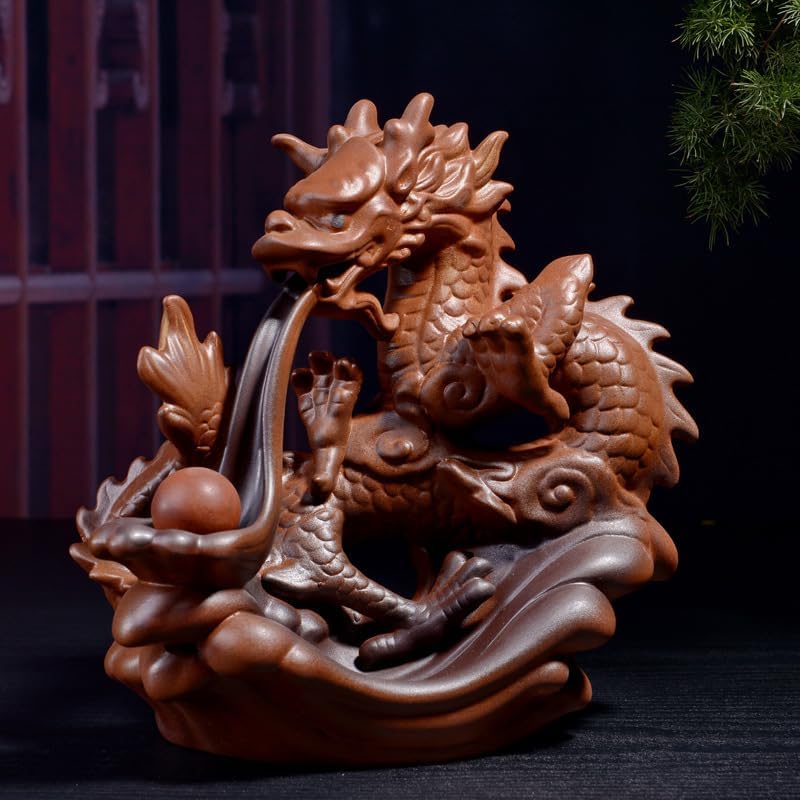 Ceramic Backflow Incense Burner – Aromatherapy Waterfall Decor