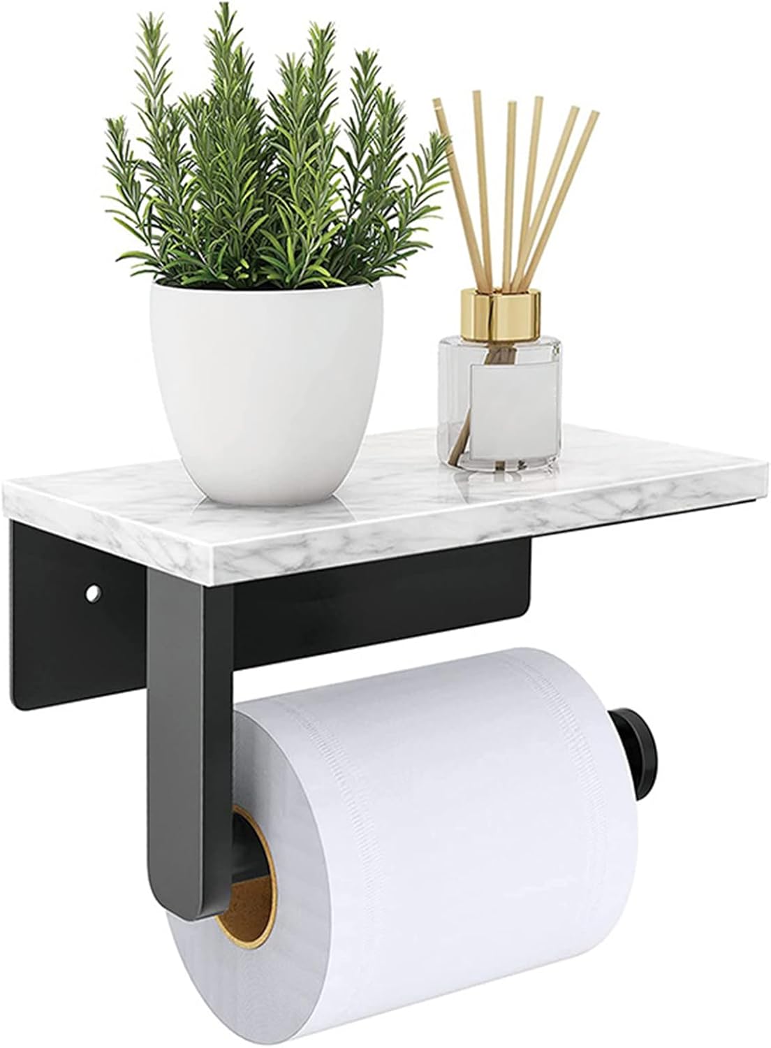 Stainless Steel Wall Mounted Bathroom Shelf – Space Saving Storage Rack