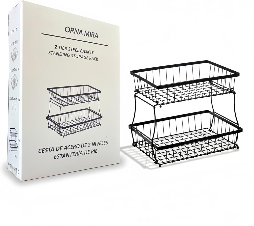 Detachable Kitchen Counter Storage – Multi-Purpose Vegetable Basket
