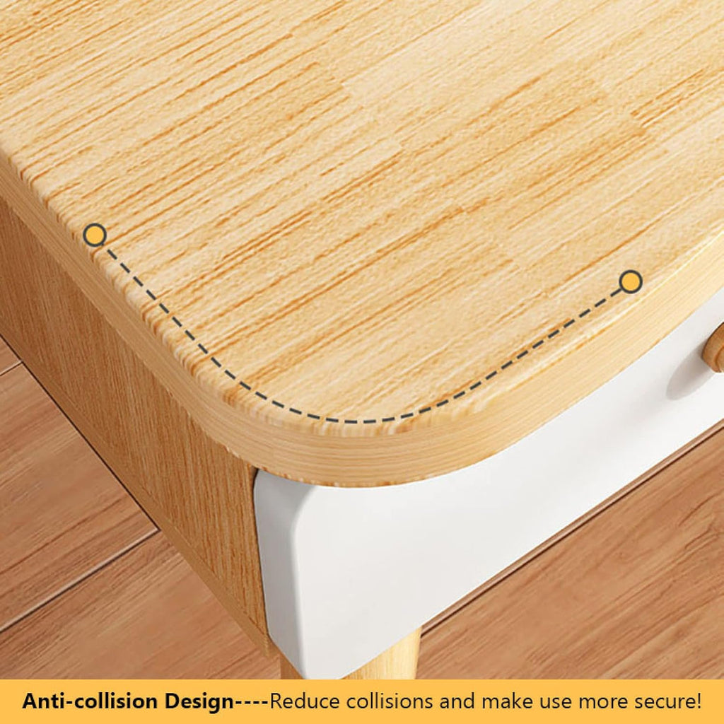 Compact Computer Workstation with Storage Drawers – Space-Saving Desk
