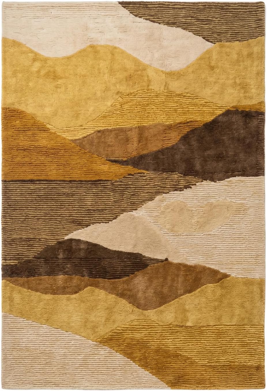Modern Abstract Area Rug – Stylish Living & Bedroom Decor