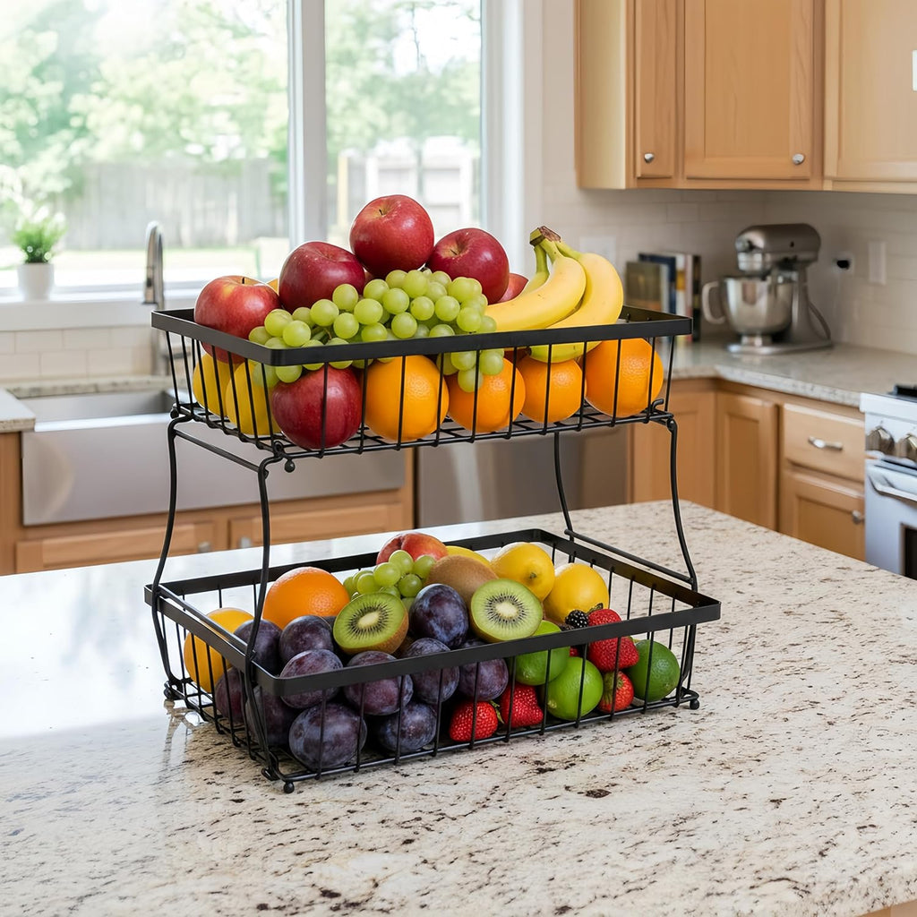 Detachable Kitchen Counter Storage – Multi-Purpose Vegetable Basket